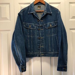 Lee Denim Jean Trucker Jacket Men 44L